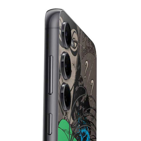 DC Comics Catwoman Vintage Action Pose Pattern Galaxy S25 Skin
